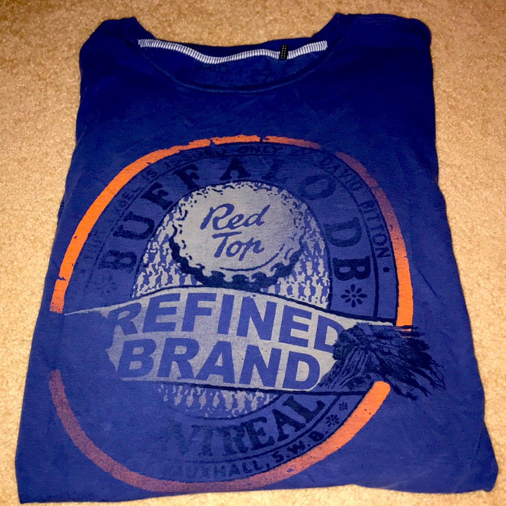 Men’s Buffalo cotton tshirt - retro logo